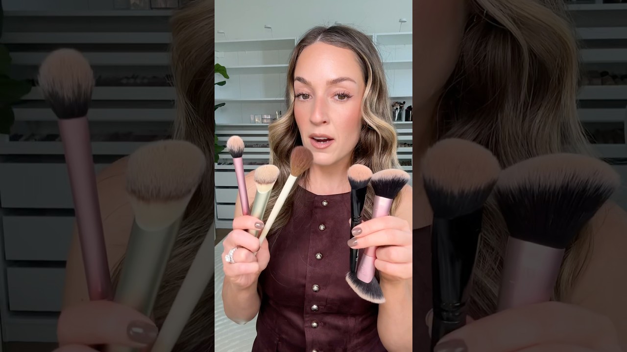 Affordable makeup brushes that are just as good as high end✨ #makeupbrushes #affordablemakeup