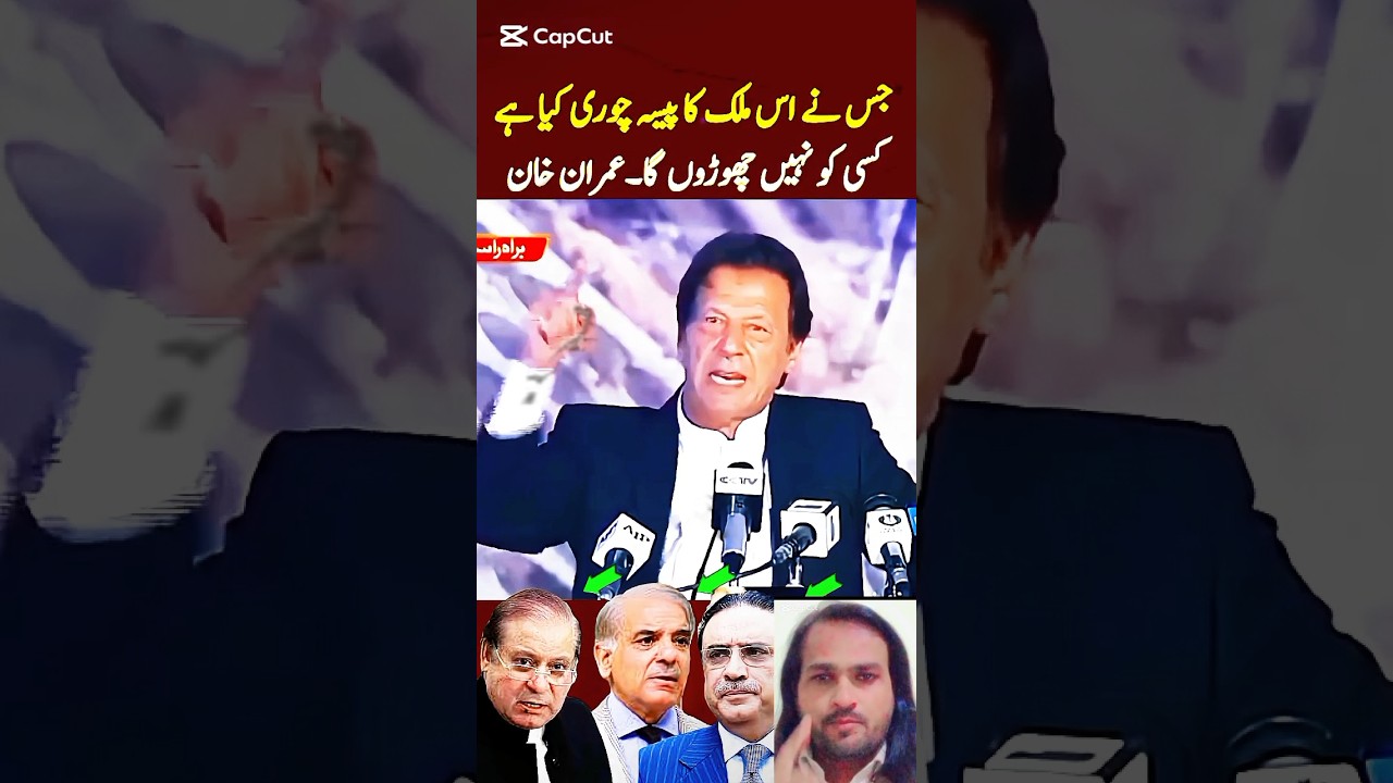 I will not spare anyone who has stolen this country's money. Imran Khan #imrankhan #pti #shorts