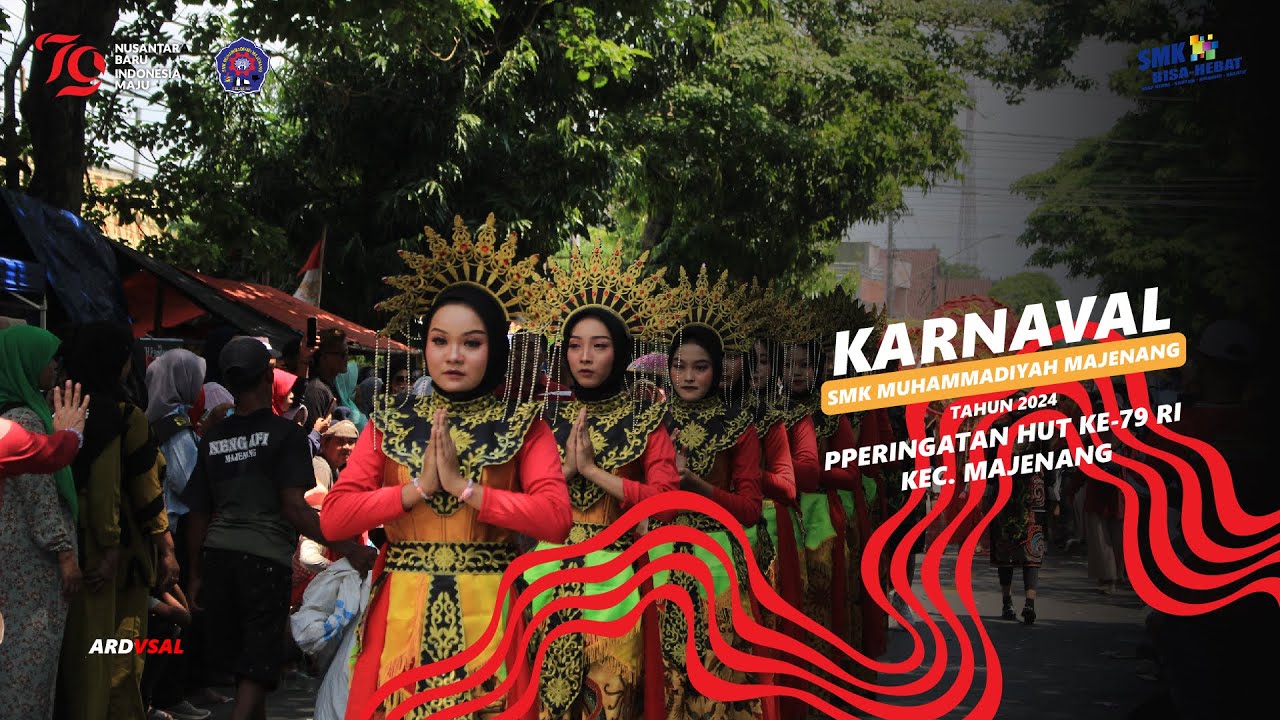 KARNAVAL SMK MUHAMMADIYAH MAJENANG TAHUN 2024 | PERINGATAN HUT KE-79 RI KECAMATAN MAJENANG