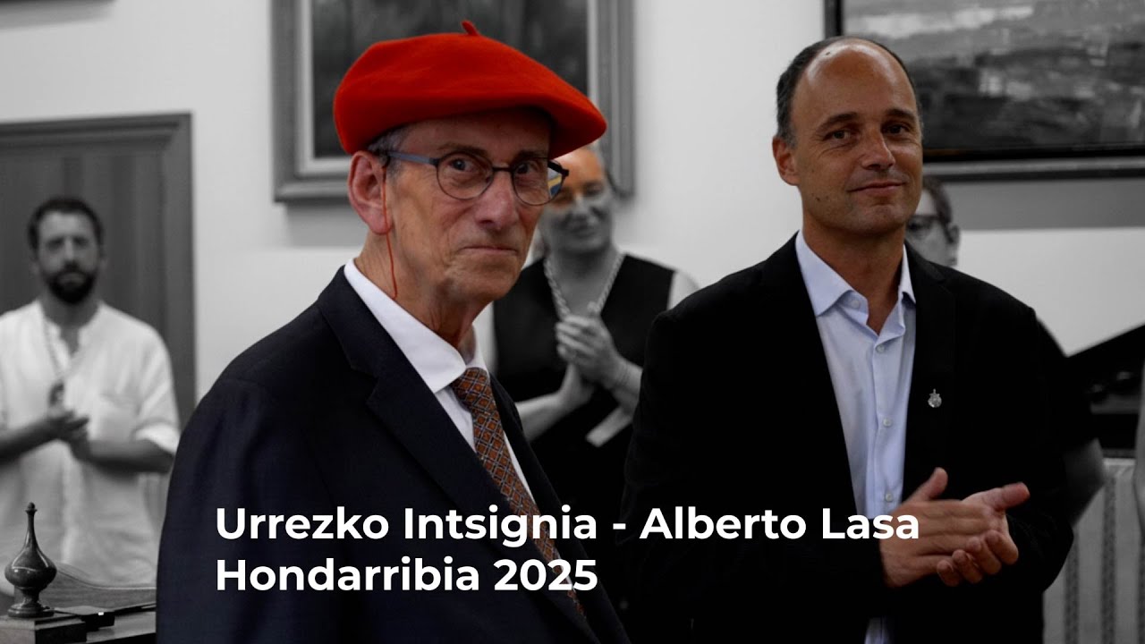 Txupinazo - Urrezko intsignia Alberto Lasa - Hondarribiko jaiak 2025 | Txinudi Online
