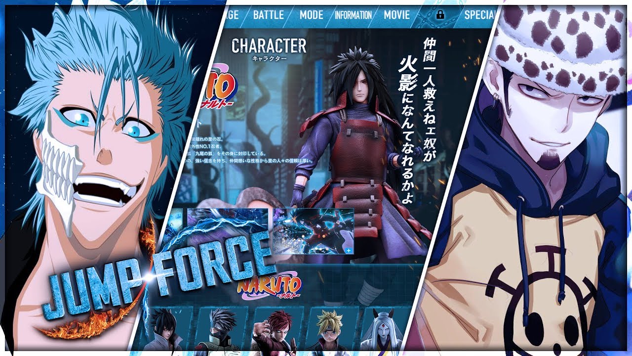 Jump Force DLC PACK 3 Character Reveal Order