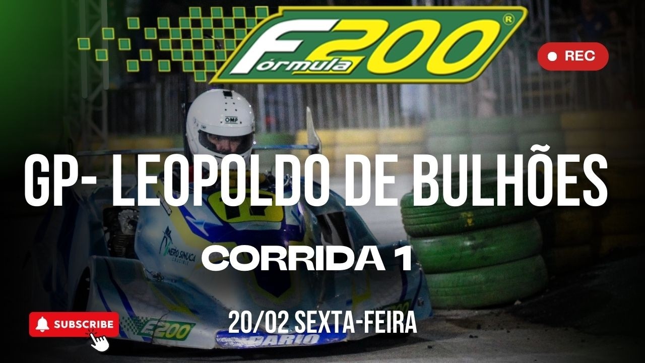 FÓRMULA 200 | Corrida 1 |  7ª ETAPA TEMPORADA 2025 | GP LEOPOLDO DE BULHÕES