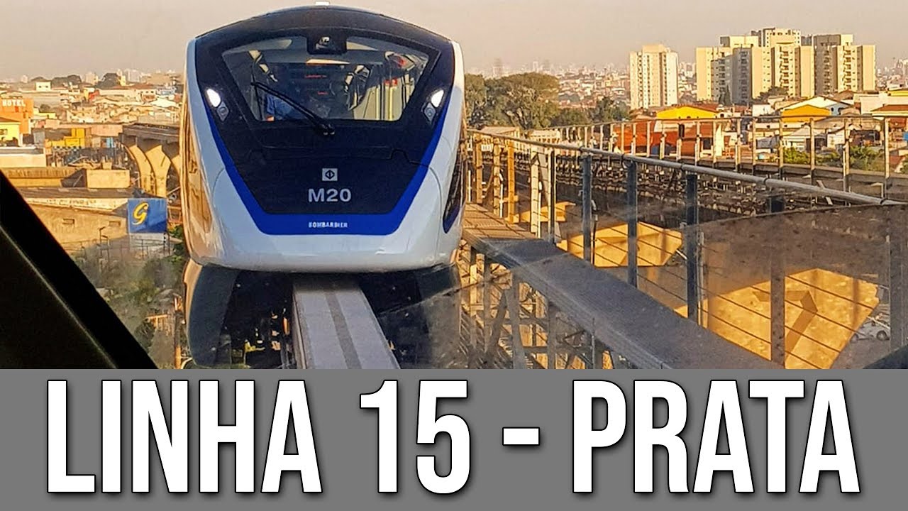 Linha 15 - Prata - Teste Com 12 Trens Entre Jardim Planalto e Vila Prudente