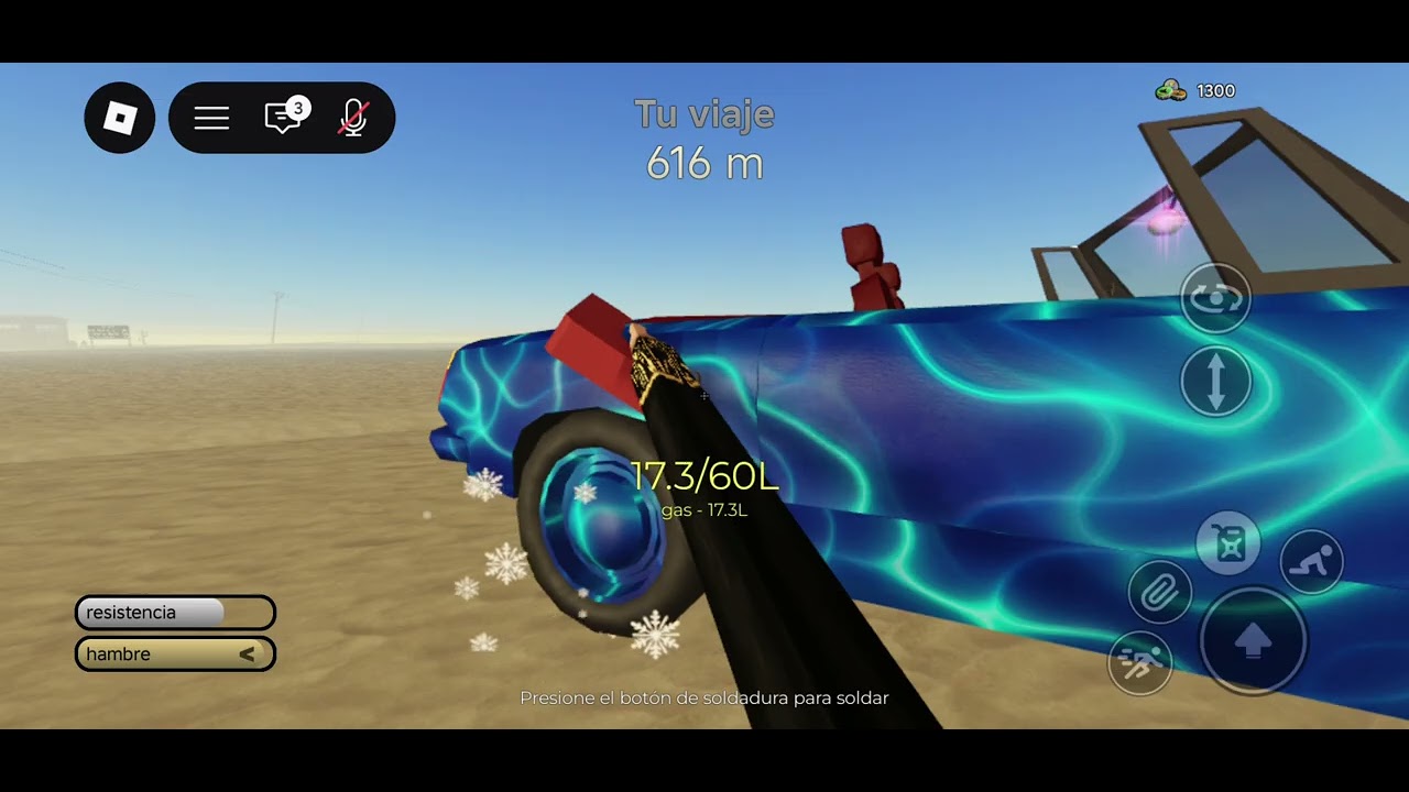 Jugando a un viaje polvoriento en roblox 