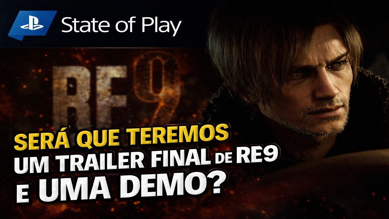 🔴 AO VIVO | State of Play 2026 – RE9 HOJE? Teremos Demo?