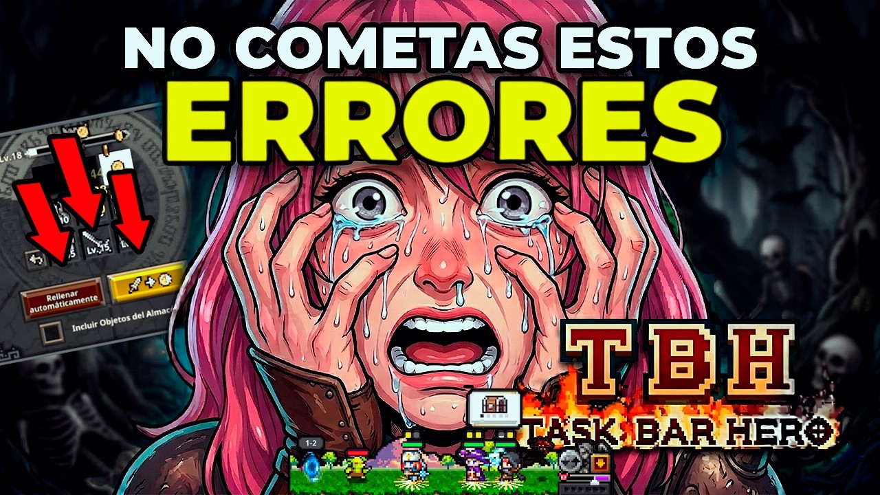 Avanc&eacute; el DOBLE de r&aacute;pido en TBH: Task Bar Hero con estos trucos de inicio 🚀 Gu&iacute;a 2026