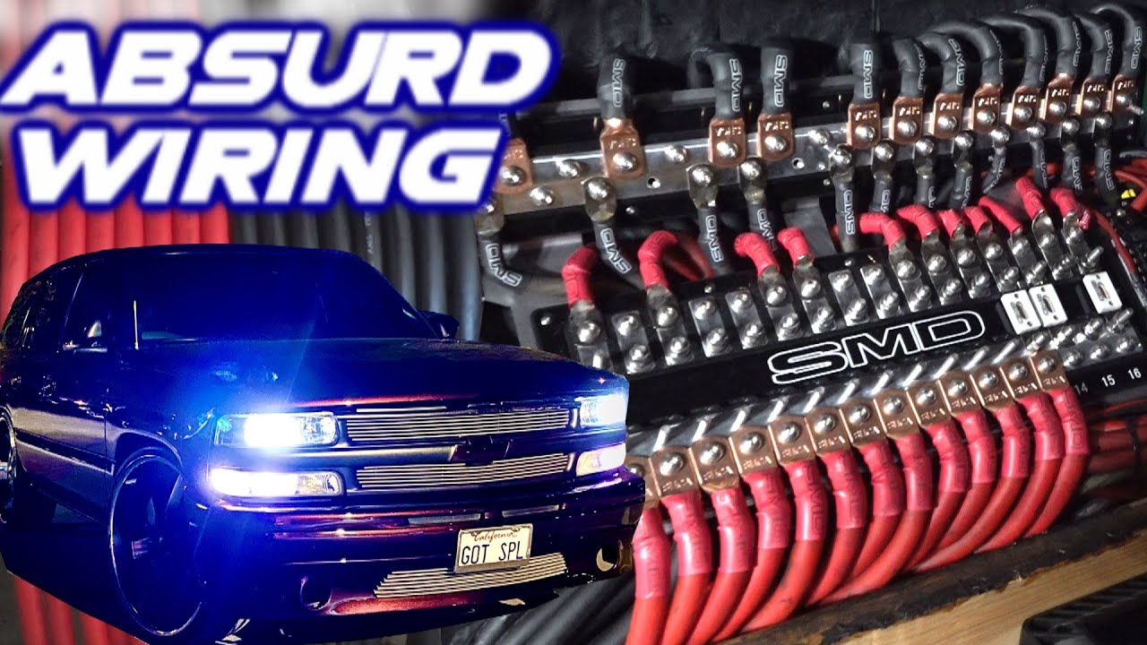 ABSURD Power Wire! Rear Megablock 16 Fuse Holder & LB-1 Ground Distro Bar (Laser Cut Platform)