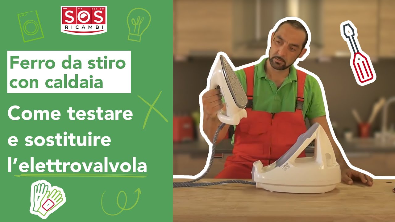 Come testare e sostituire l’elettrovalvola di un ferro da stiro ?