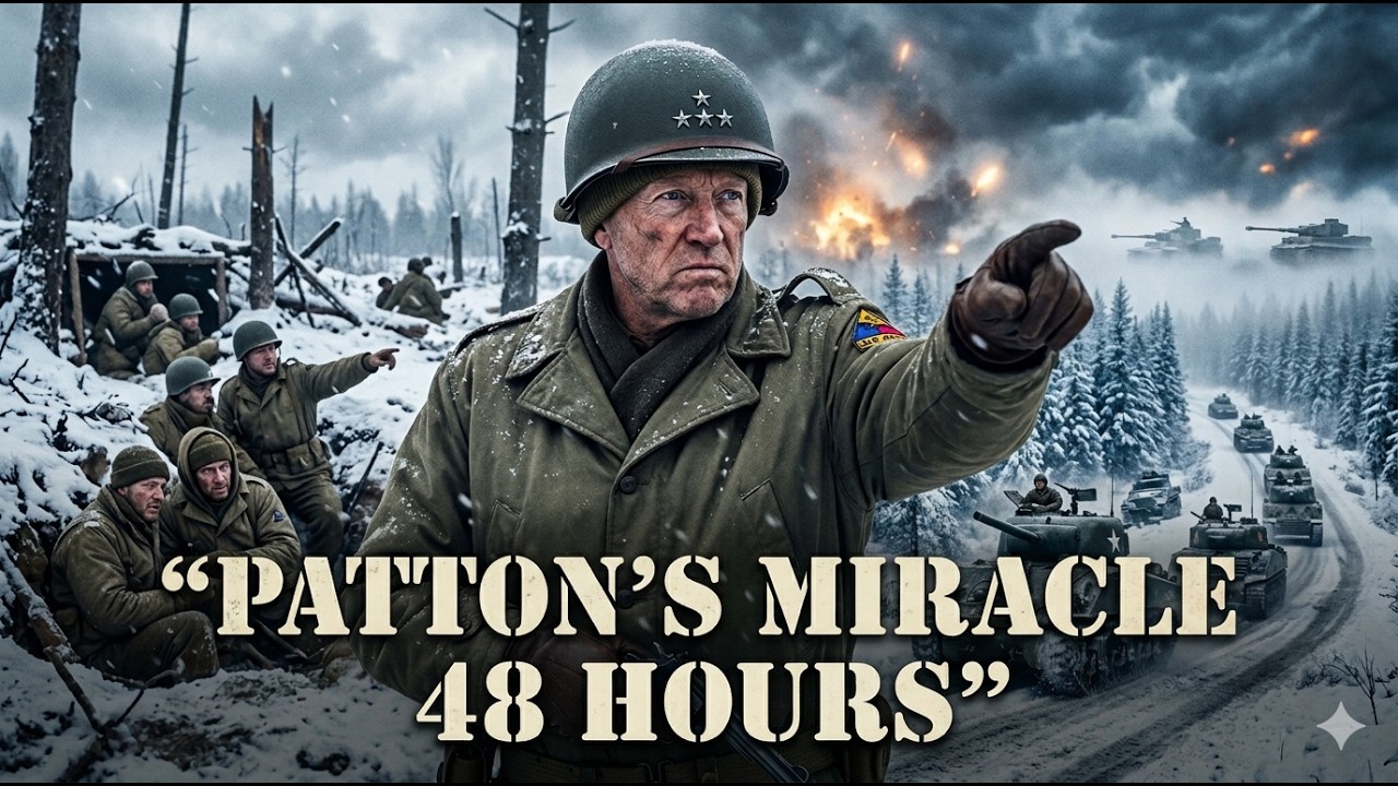 Patton’s 48-Hour Miracle:. He Turned an Entire Army in 48 Hours… And Saved WWII”