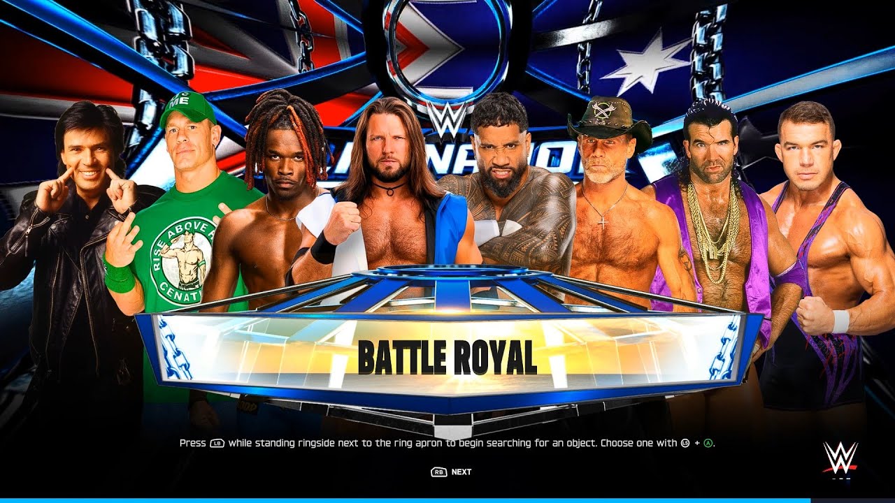 WWE 2K25 - 8-MAN BATTLE ROYAL || PS5 PRO 4K60 ||