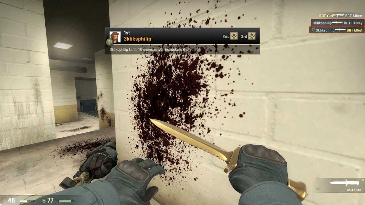 CS GO arms race no deaths - ar_baggage