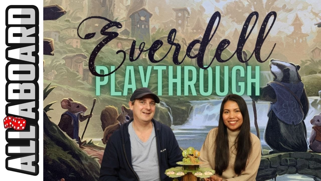 EVERDELL | Board Game | 2 Player Playthrough | The Enchanted Forest of Critters and Constructions