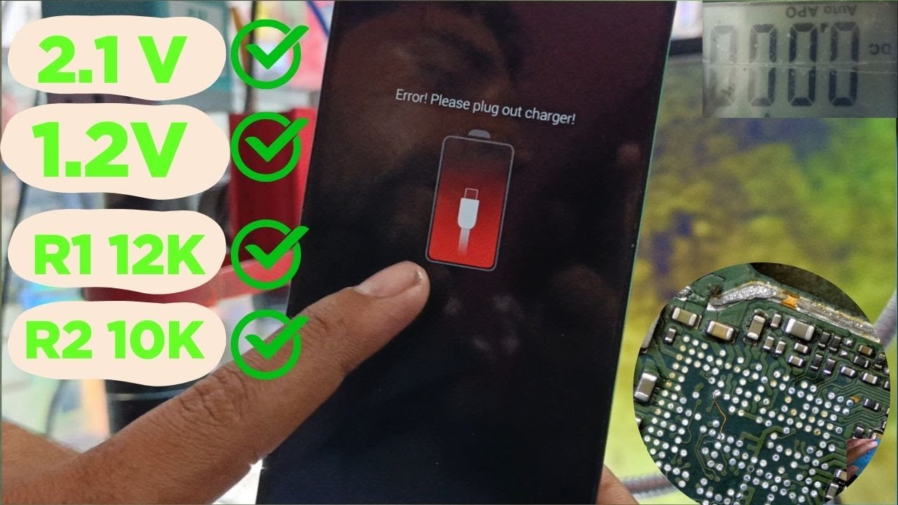 infinix Hot 40i X6528 Or Smart 8 Error! Please Plug Out Charger! Repair Solution 100% Working