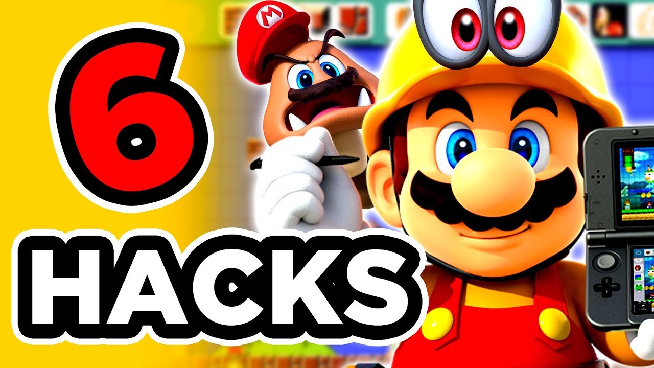 6 HACKS sur MARIO MAKER [version MARIO ODYSSEY]
