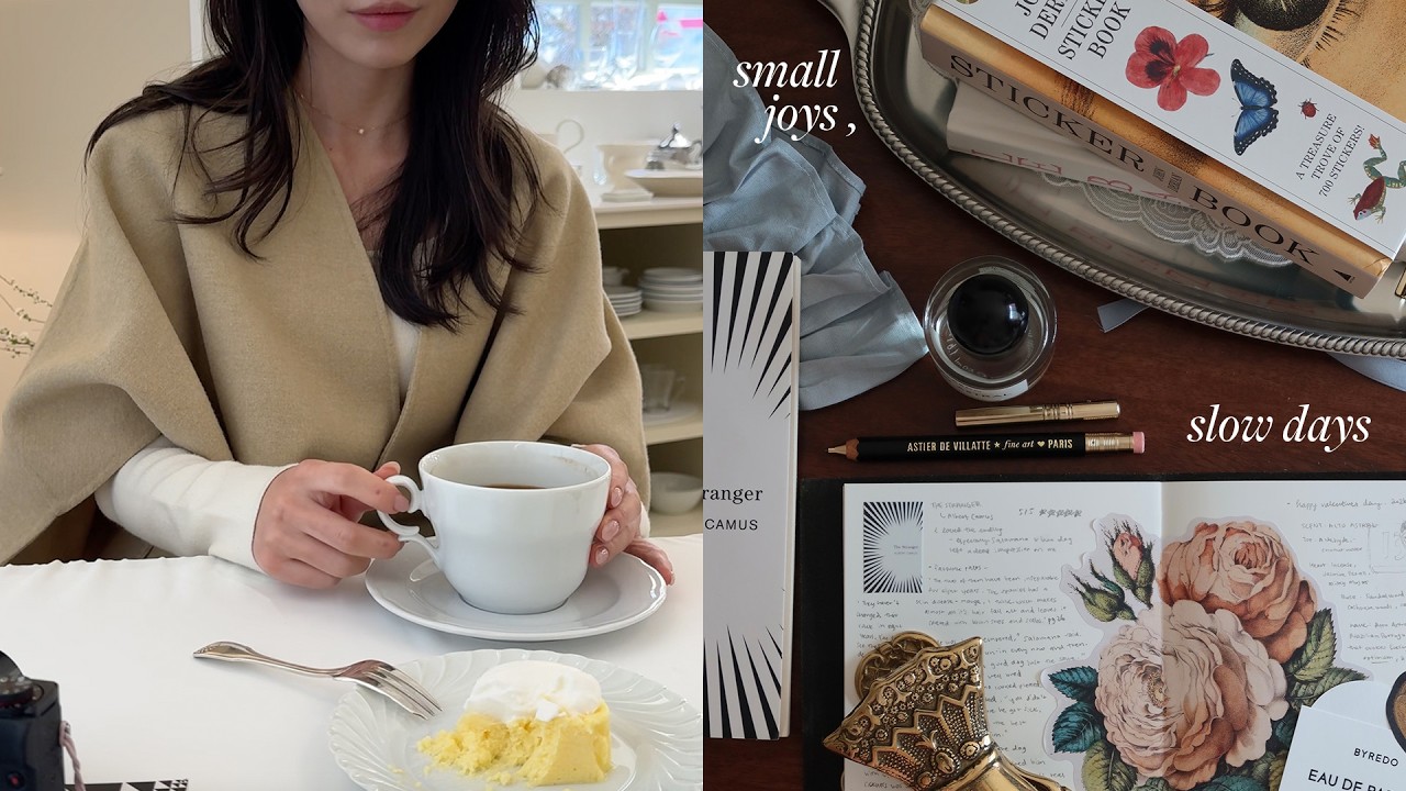 Slow Living Vlog 🌹📖 독서와 저널링으로 채운 조용한 하루, 연희동 카페 추천