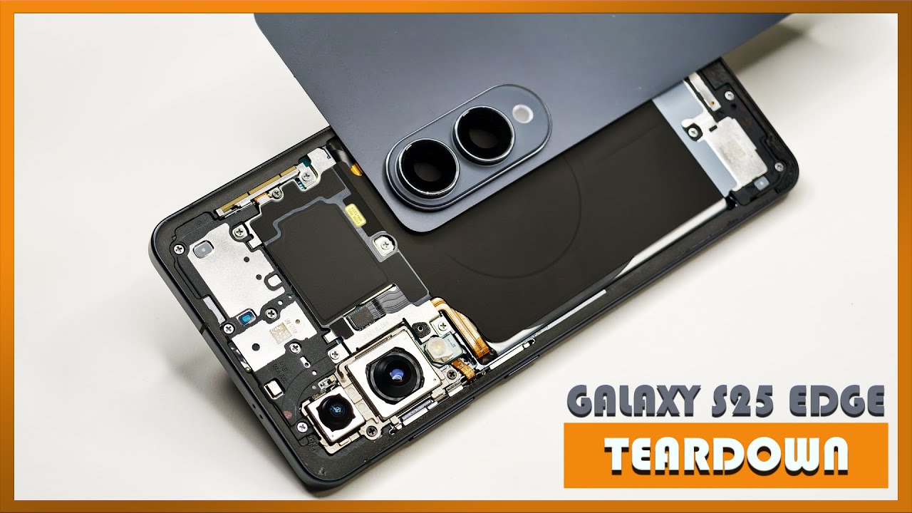 Samsung Galaxy S25 Edge Teardown Disassembly Phone Repair Video Review