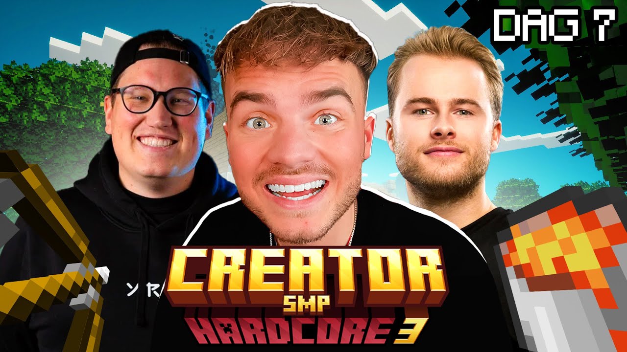 CREATOR SMP HARDCORE DAG 7!⛏️ | OORLOG BEGINT!😱