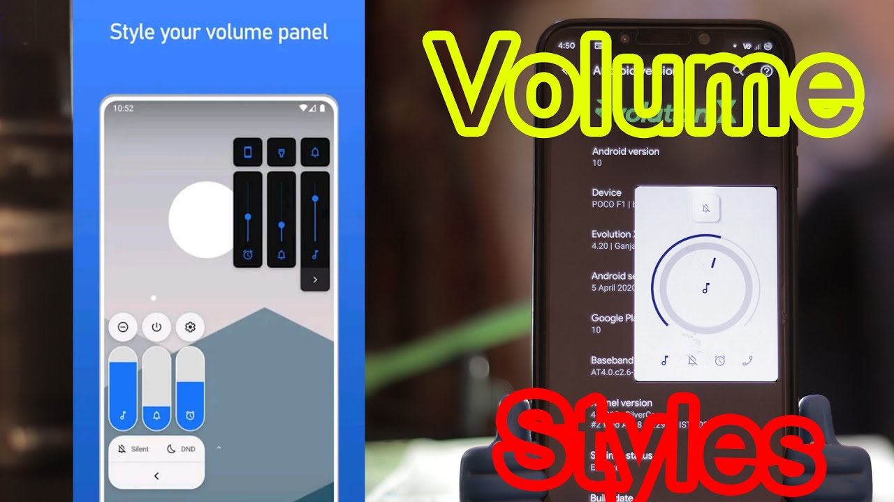 Volume Styles Custmize Your Volume Panel  #change Volume Pannel In andy Android Phone