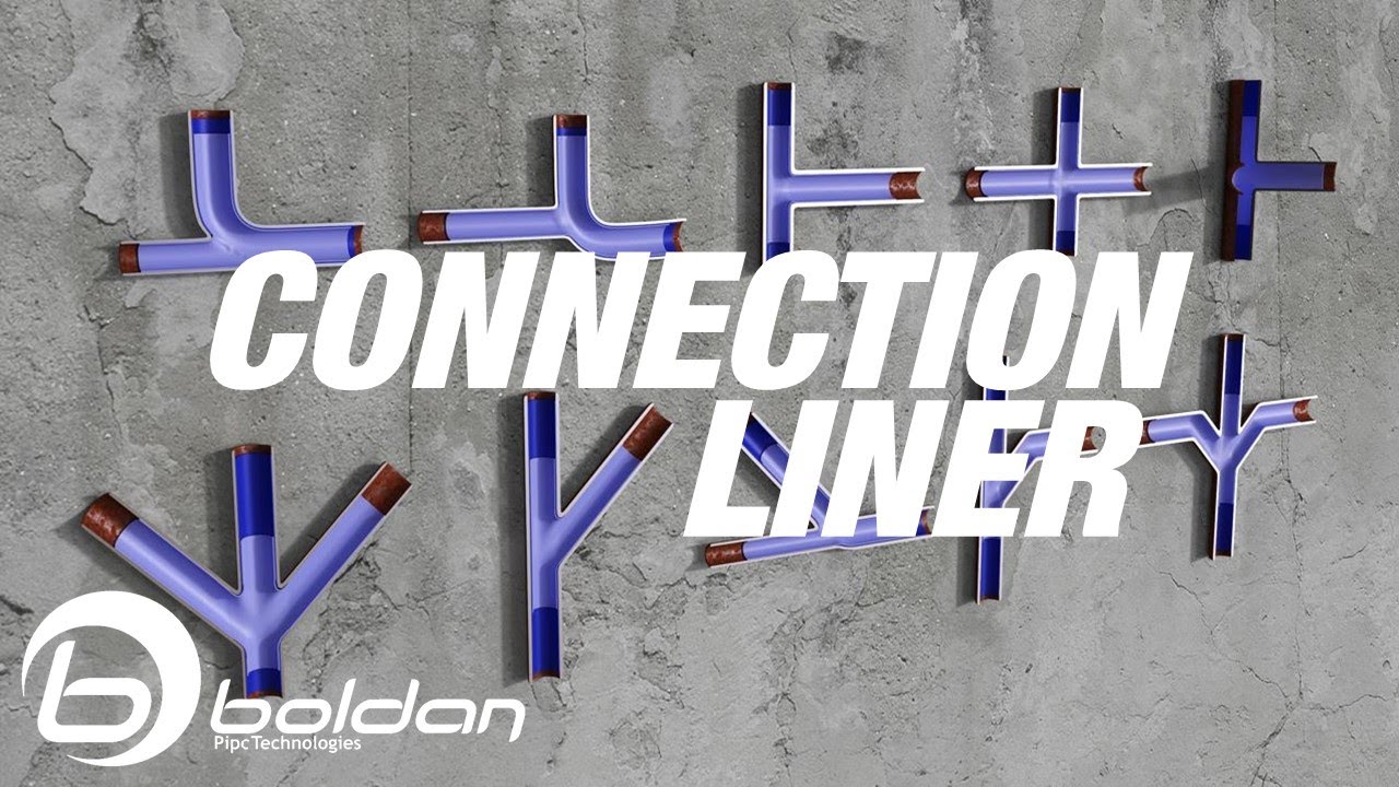 Vertical Connection piece installation - steam curing. Rohrsanierung. Renovación de alcantarillado.