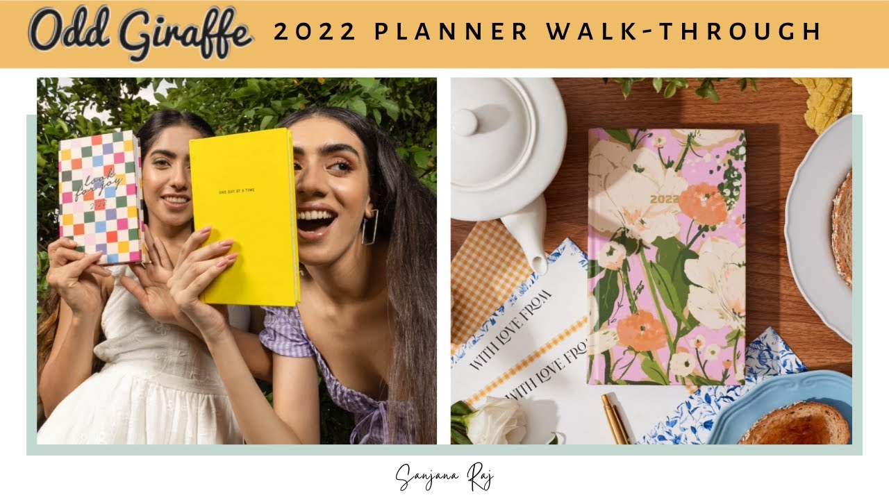 2022 Planner from Odd Giraffe | Walk-Through | Sanjana Raj