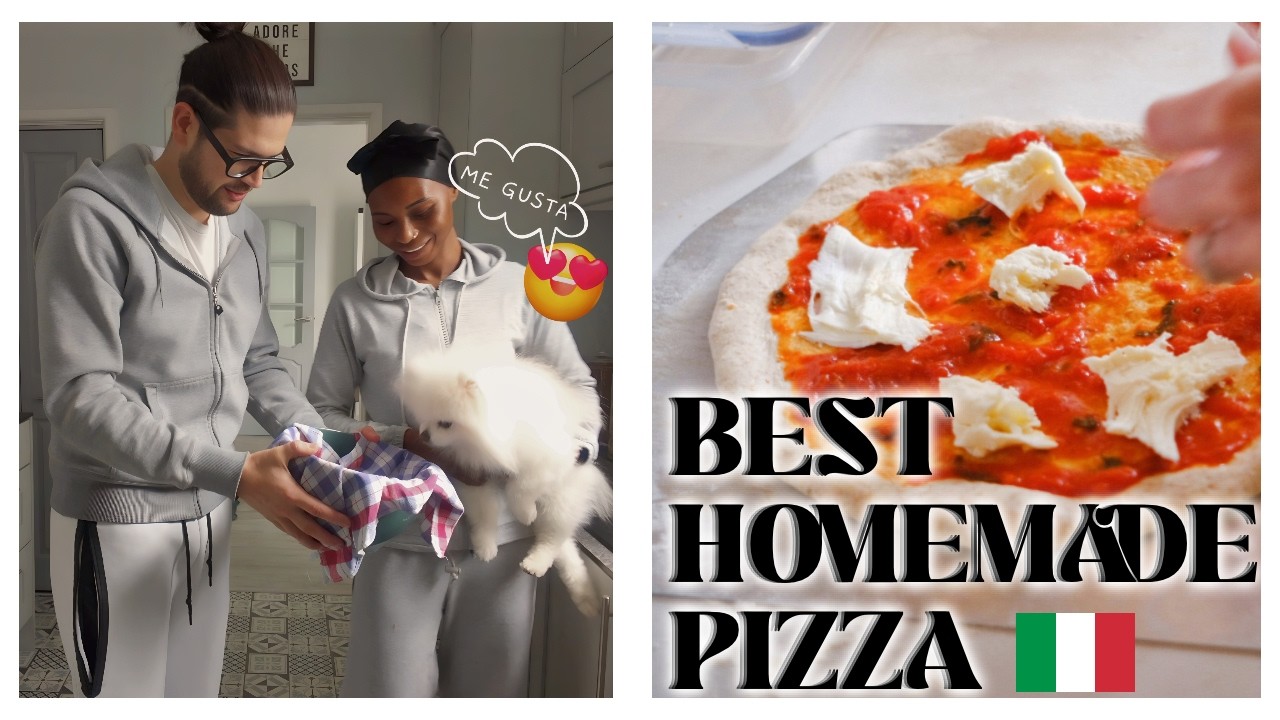 Authentic Neapolitan Pizza at Home 🍕🇮🇹 | Couple’s Kitchen Vlog