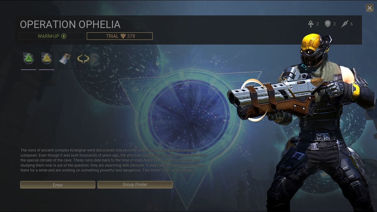 Skyforge  - Bounty hunter - Ophelia trial difficulty (PC EU)