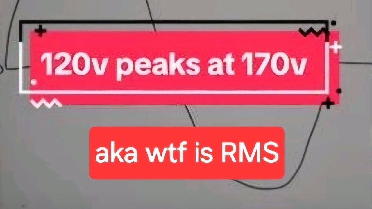 How is RMS calculated..... RMS voltage explained