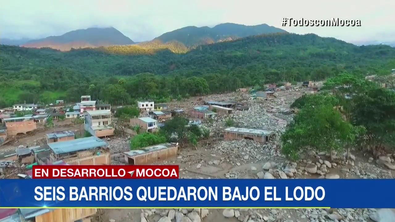 Panorama devastador: dron de Noticias Caracol sobrevuela Mocoa y evidencia magnitud de la tragedia
