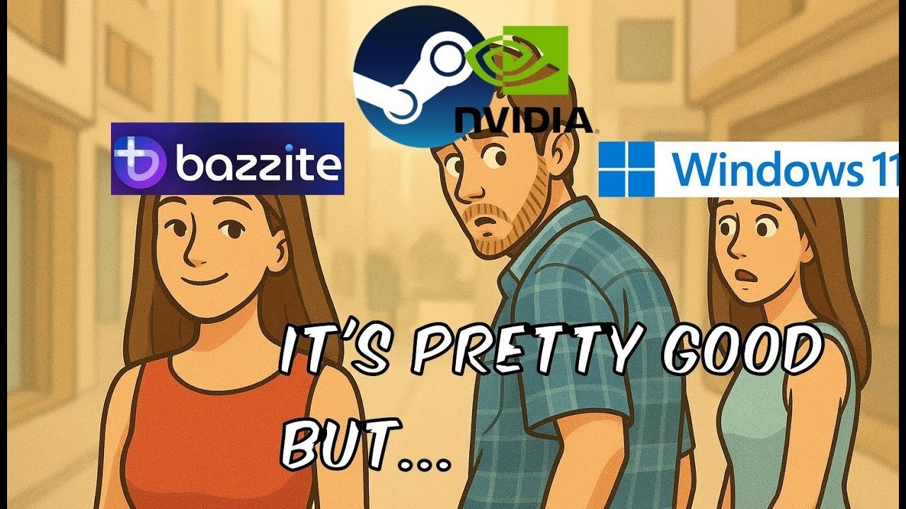 Trying Linux Gaming on an NVIDIA PC: Bazzite Install, Dual Boot & Benchmarks