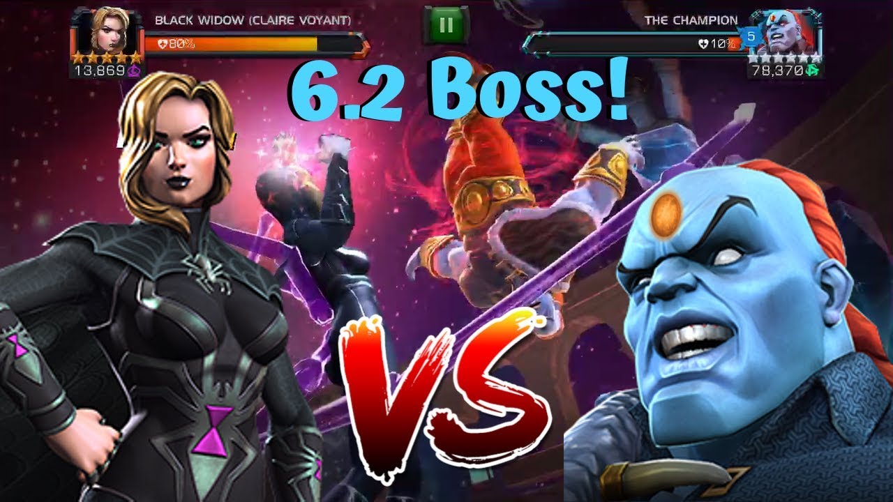 Claire Voyant vs 6.2 Champion Boss! Best Regen Ever! - Marvel Contest of Champions