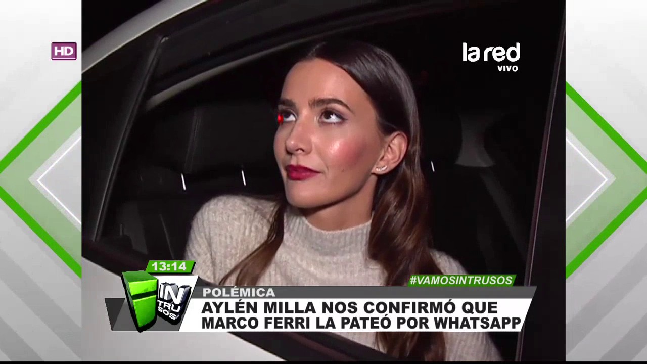 Eso no se hace: La desconsiderada forma en que Marco Ferri terminó su relación con Aylén Milla