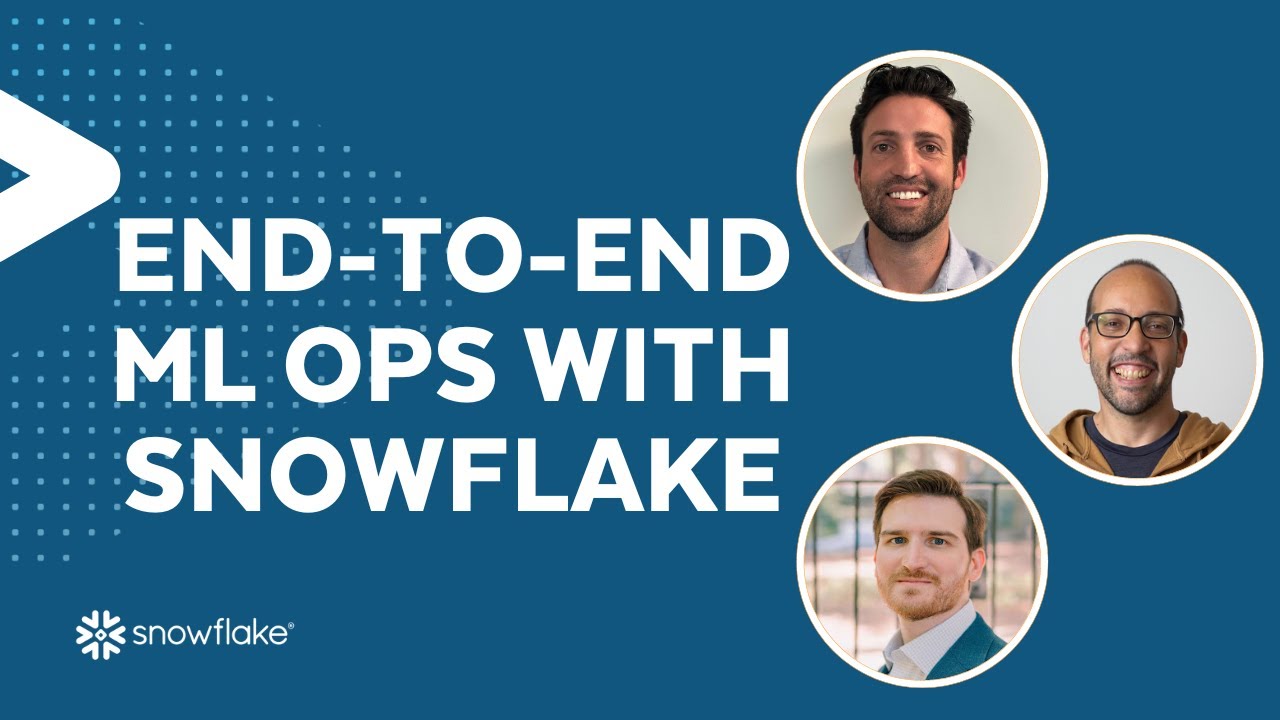 Live: End-to-End ML Ops in Snowflake