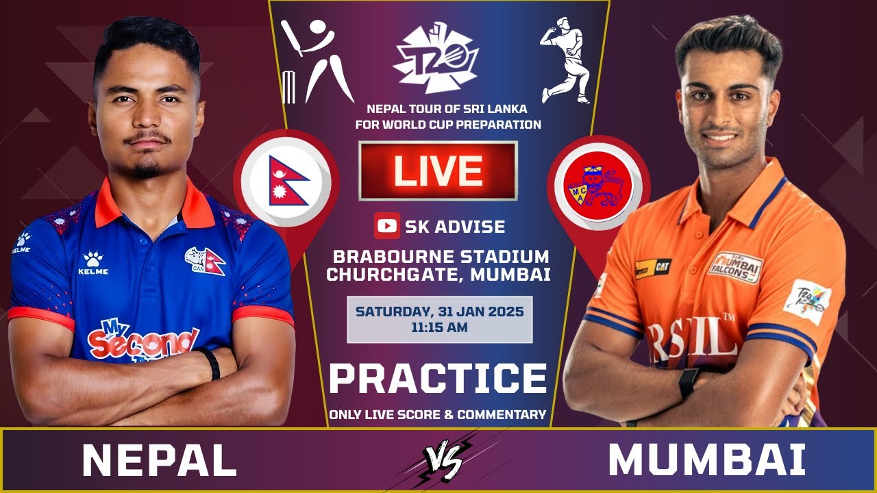 Nepal Vs Mca President Xi  Live Score And Commentary |  Nepal tour of India | 2nd Match