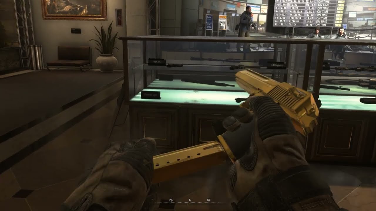 Золотой Desert Eagle в &laquo;Музее&raquo; (пасхалка MW2CR)