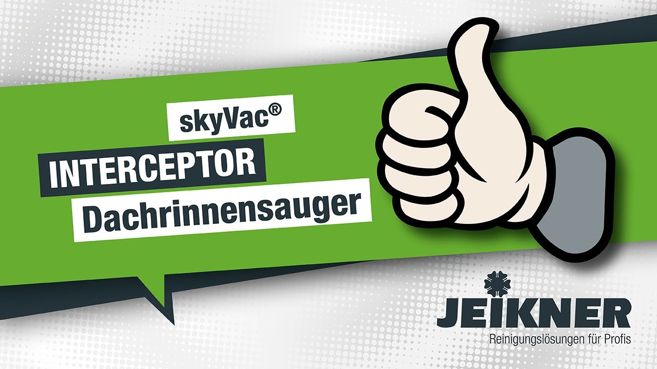 skyVac Interceptor Dachrinnensauger