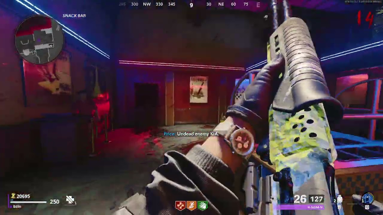 1 box hit and 1 wall weapon on all treyarch maps (cold war foresaken)