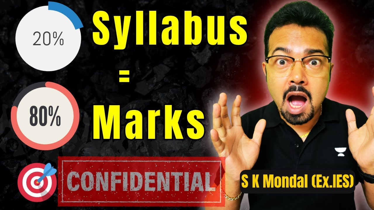 GATE 2026 Mechanical | 20% Syllabus Se 80% Questions! | Strategy by S K Mondal Sir (Ex-IES)