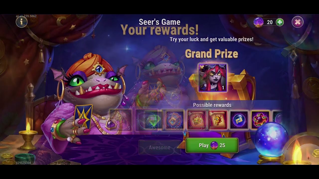 Play Seer's Game | Event | Enchanted Carnival Season | Hero Wars Alliance