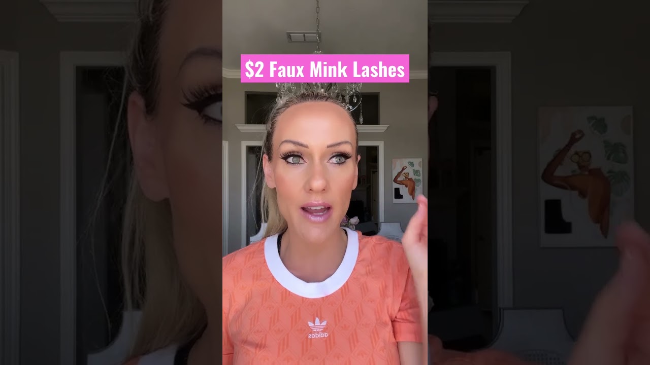 Best Faux Mink Lashes $2 #drugstoremakeup #profusioncosmetics #lashes #beautyshorts