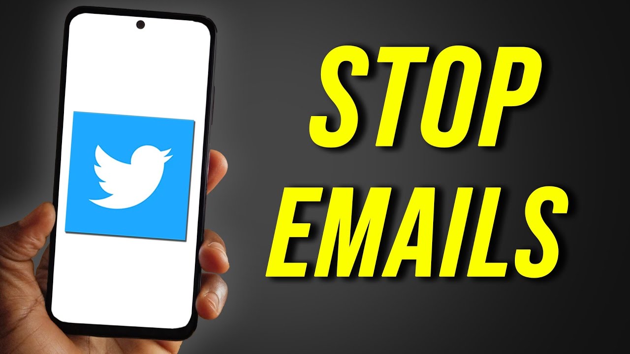 How To Stop Twitter Email Notifications
