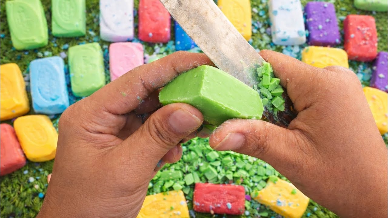 “EXTREME Soap Cutting ASMR 💚 | Super Satisfying Sounds”