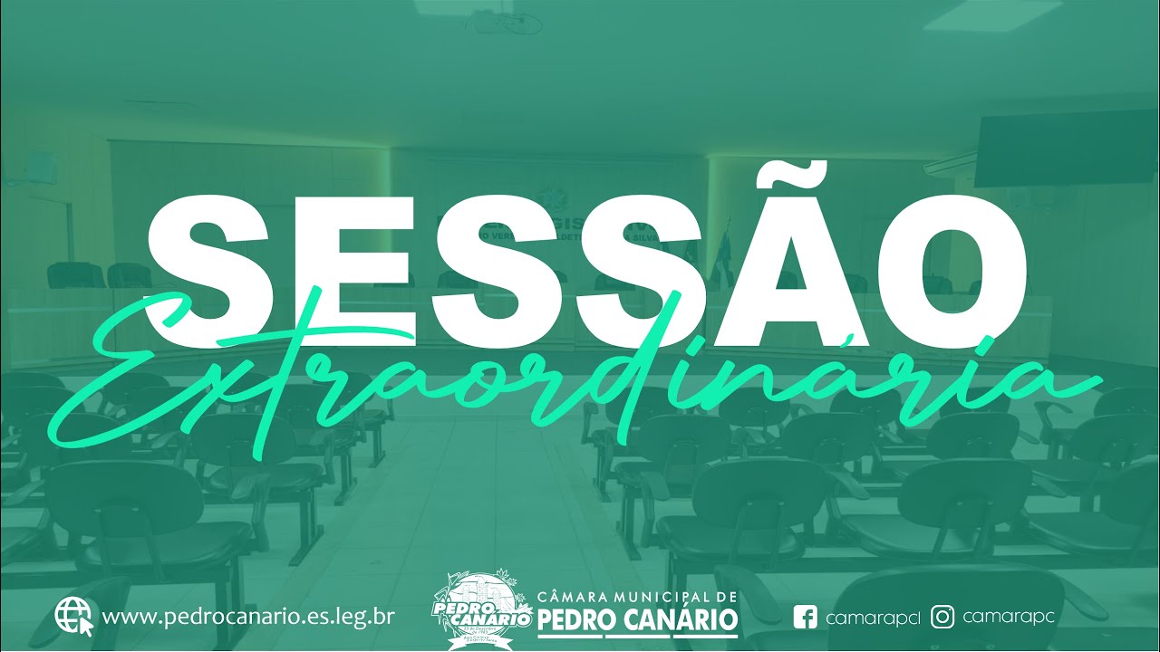 01ª SESSÃO EXTRAORDINÁRIA DO 2º PERÍODO LEGISLATIVO DA 11ª LEGISLATURA