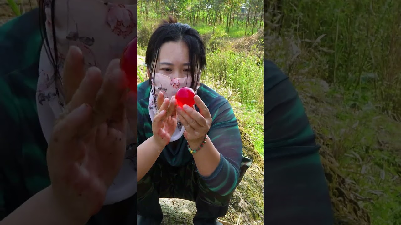 🎁Giant red clams, enchanting red pearls and gemstones