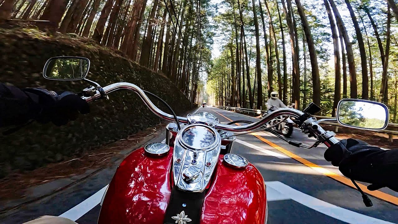 Harley Davidson Tokyo Okutama Ride Evo FLSTC1340 Pure Engine Sound