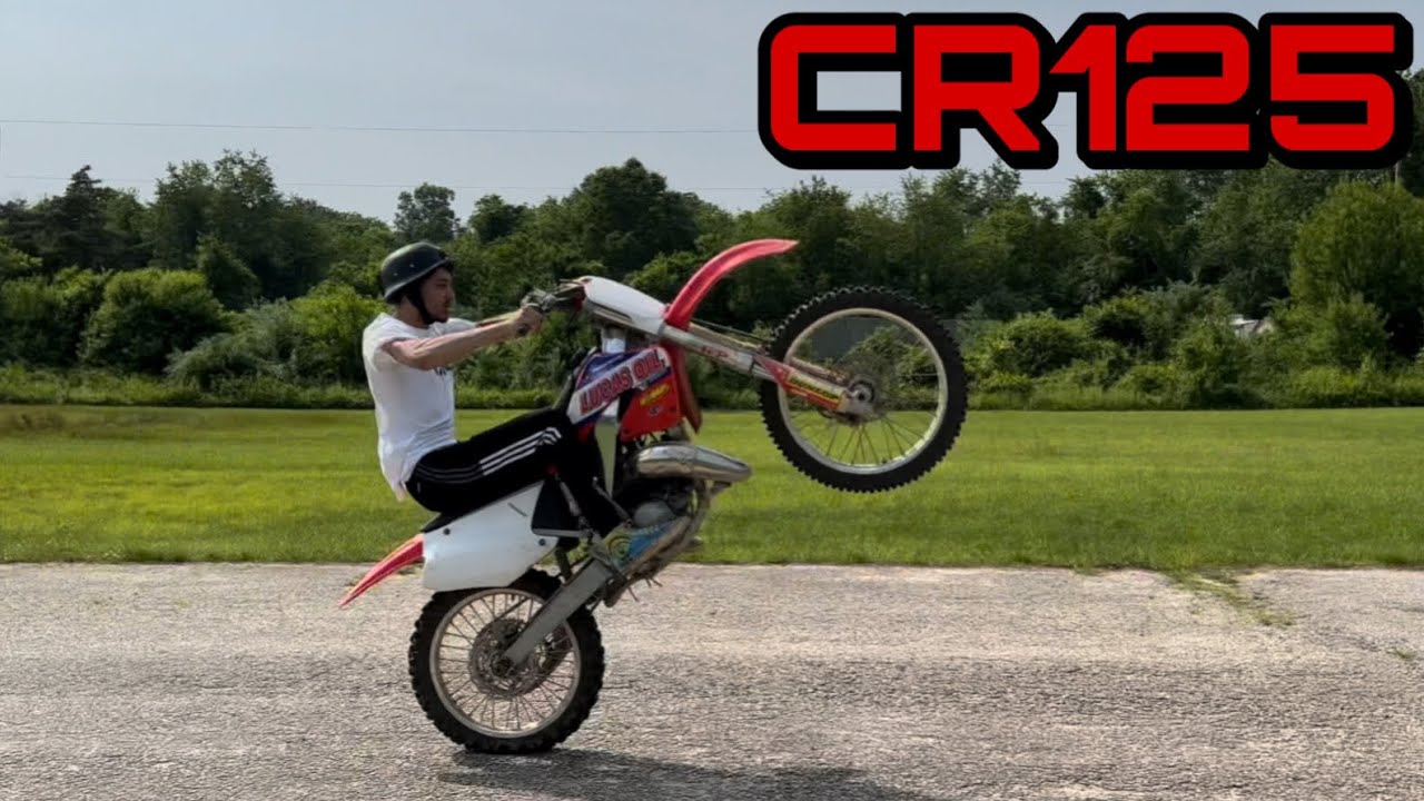 Learning How To Wheelie A Two Stroke!