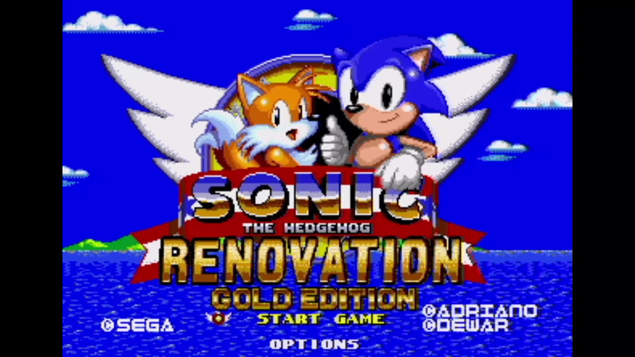 Sonic Hack Longplay - Sonic Renovation: Gold Edition