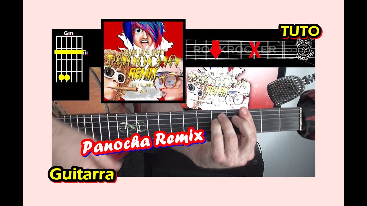 COMO Tocar 🔥 PANOCHA REMIX - FARAON Love Shady (GUITARRA)  ❌ Jon Z ❌ Ele A El Dominio, ACORDES, TUTO