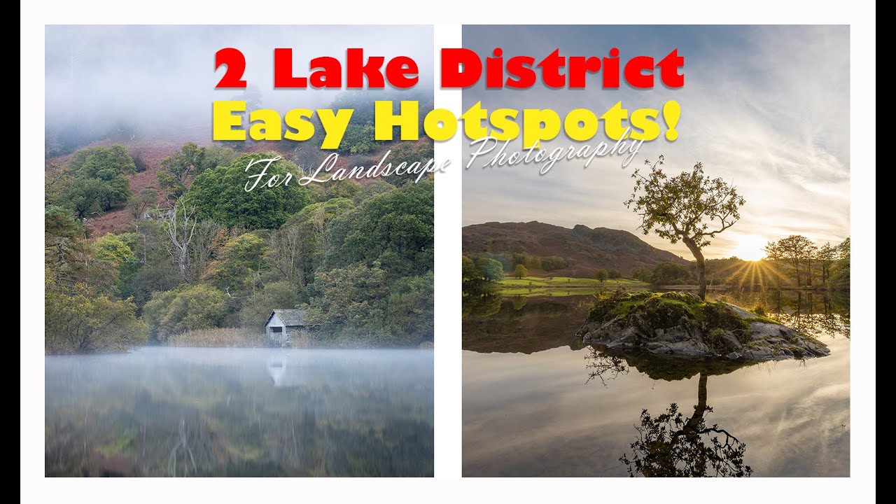 2 EASY! Landscape Photography Hotspots | Rydal Water Lake District Boathouse and Lone Tree