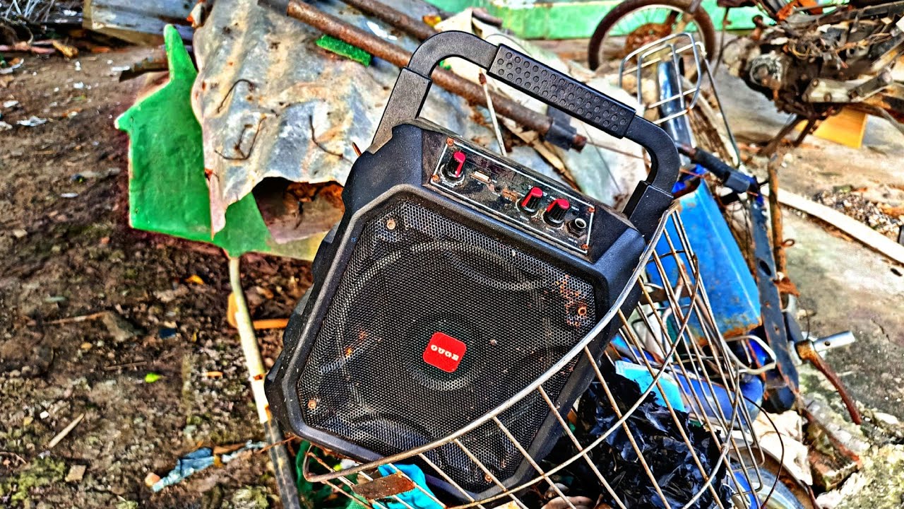 Restoration Old Bluetooth Speaker  6 Inch | Rusted and Damaged Portable Speaker