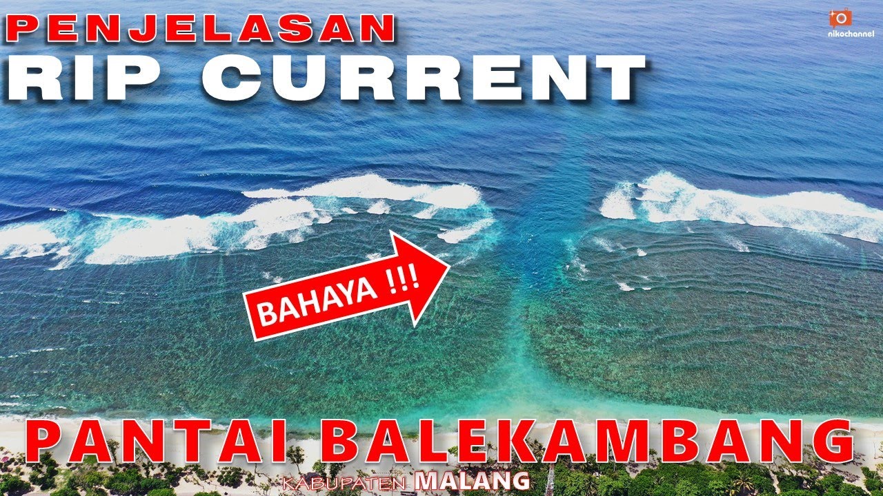 RIP CURRENT Pantai BALEKAMBANG - Waspada jika menemui seperti ini !!!